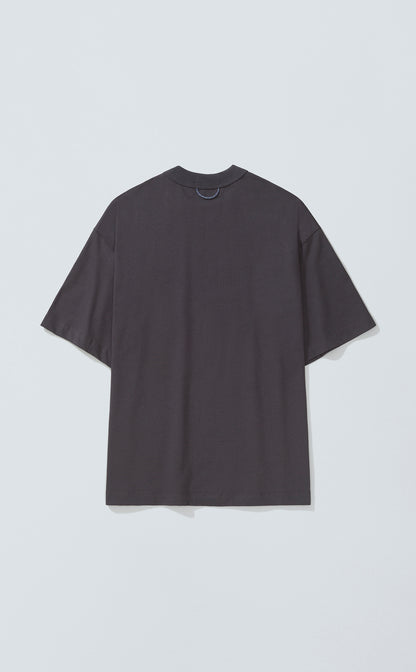 TSHIRT QUADRO TRIBE BOXY DARK GREY