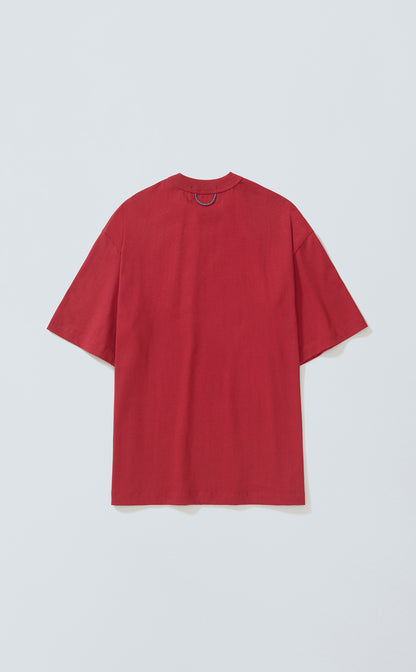 TSHIRT QUADRO TRIBE BOXY RED