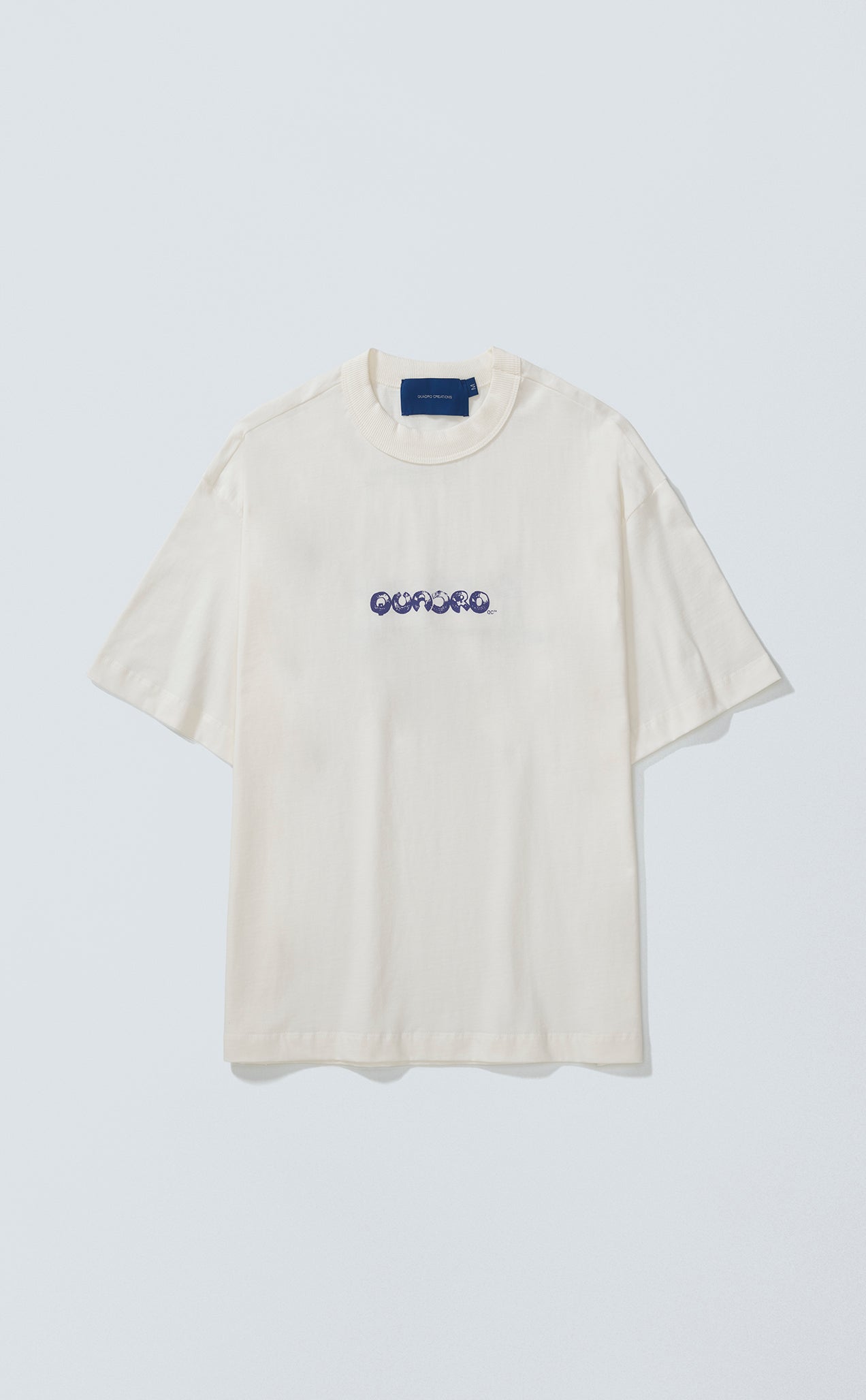 TSHIRT QUADROS CRADLE BOXY OFF WHITE