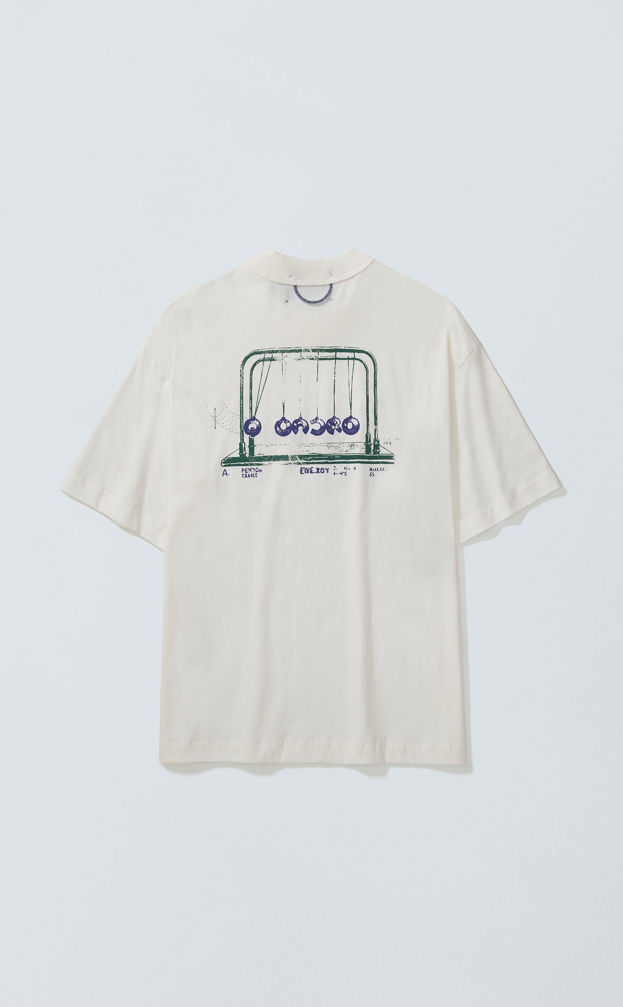 TSHIRT QUADROS CRADLE BOXY OFF WHITE