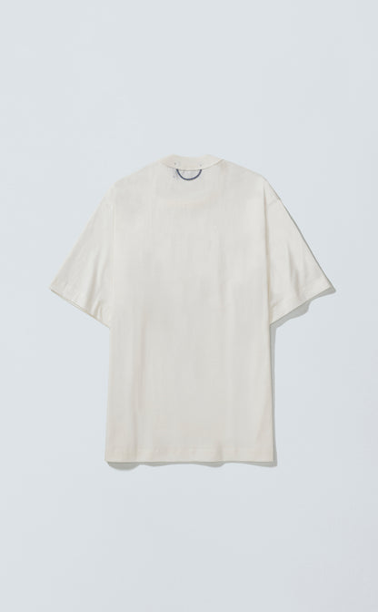 TSHIRT FRAME TEMPORARY BADGE REGULAR OFF WHITE