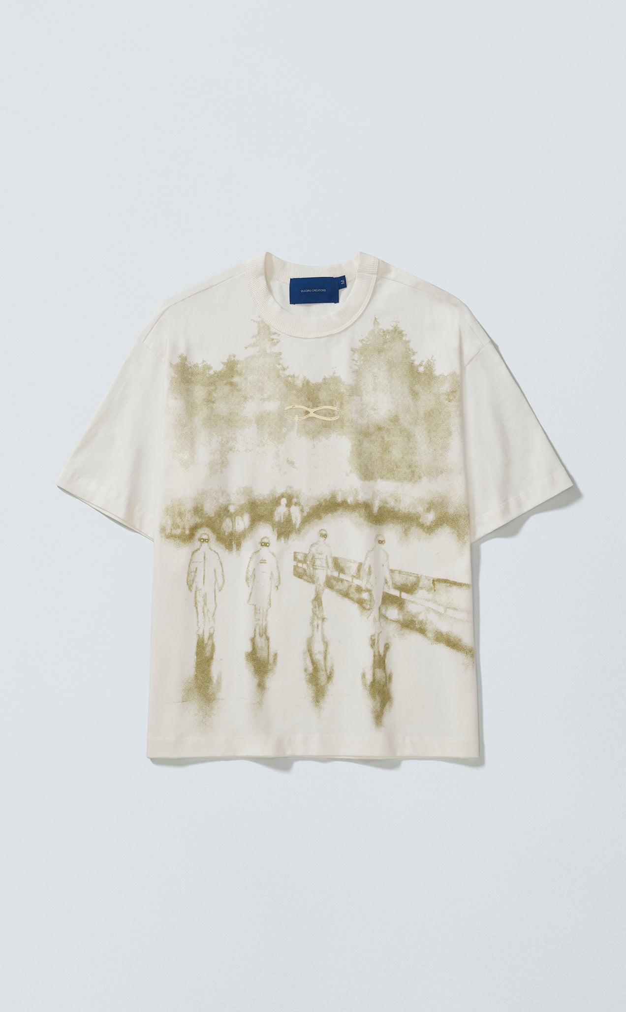 TSHIRT QC PAINT BOXY OFF WHITE