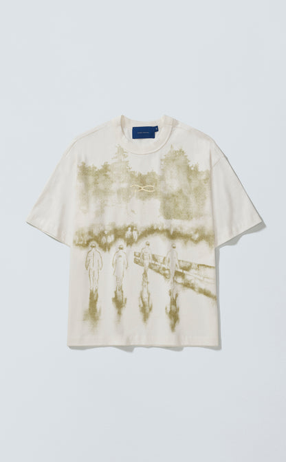 TSHIRT QC PAINT BOXY OFF WHITE