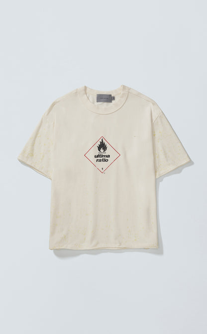 TSHIRT ULTIMA RATIO BOXY TEARED OFF WHITE