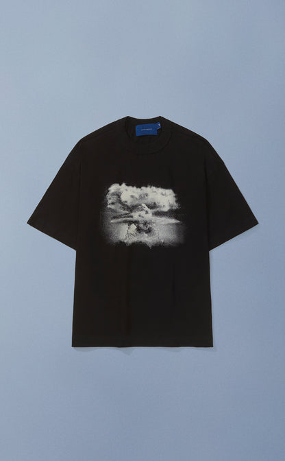 CAMISETA QC 24 DE OUTUBRO BOXY PRETO