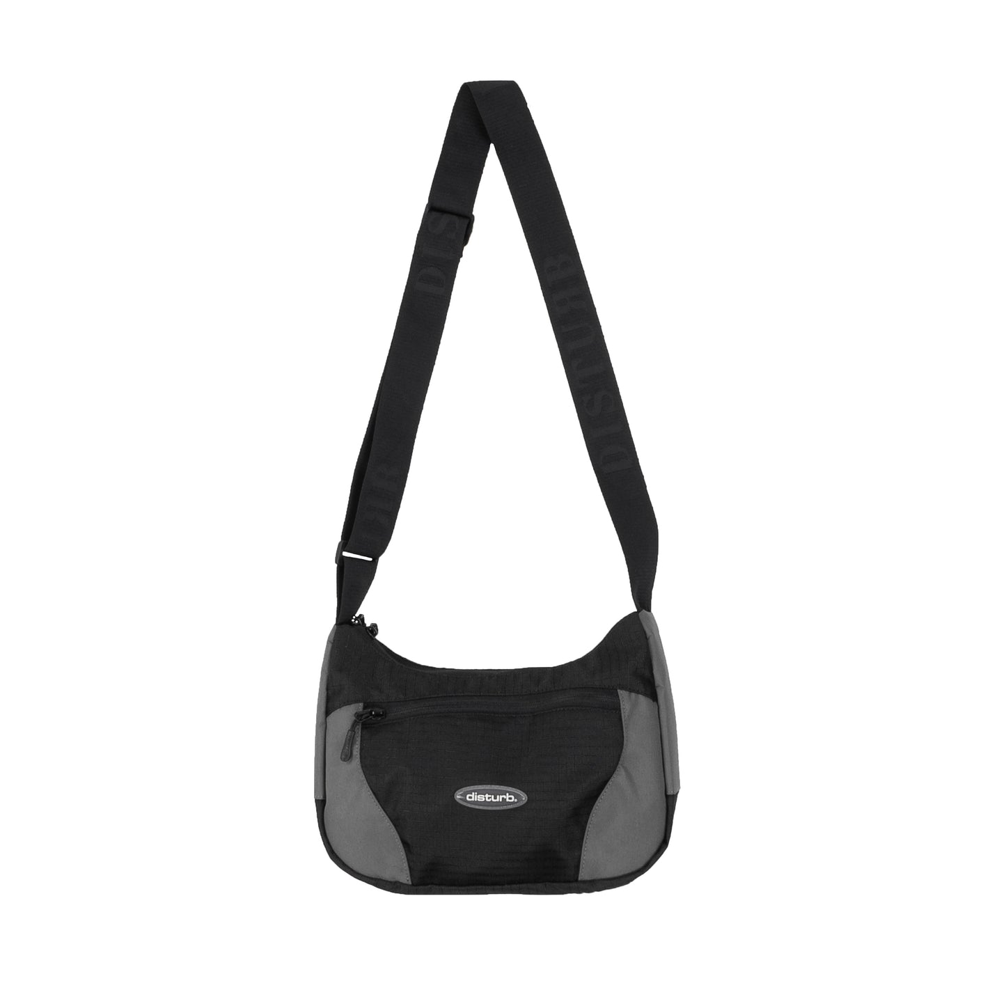 Ripstop Messenger Bag In Black