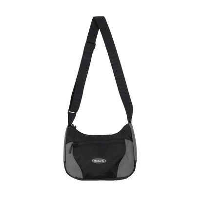 Ripstop Messenger Bag In Black