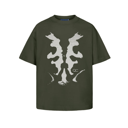 CAMISETA QC RORSCHACH BOXY  VERDE