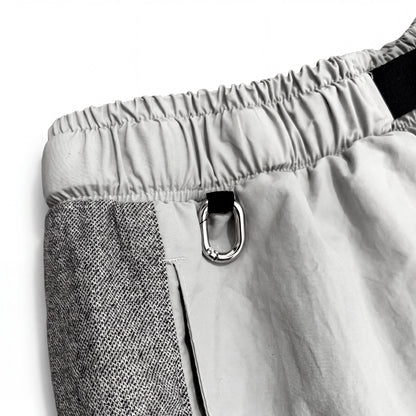 SHORT FLANNEL  CINZA