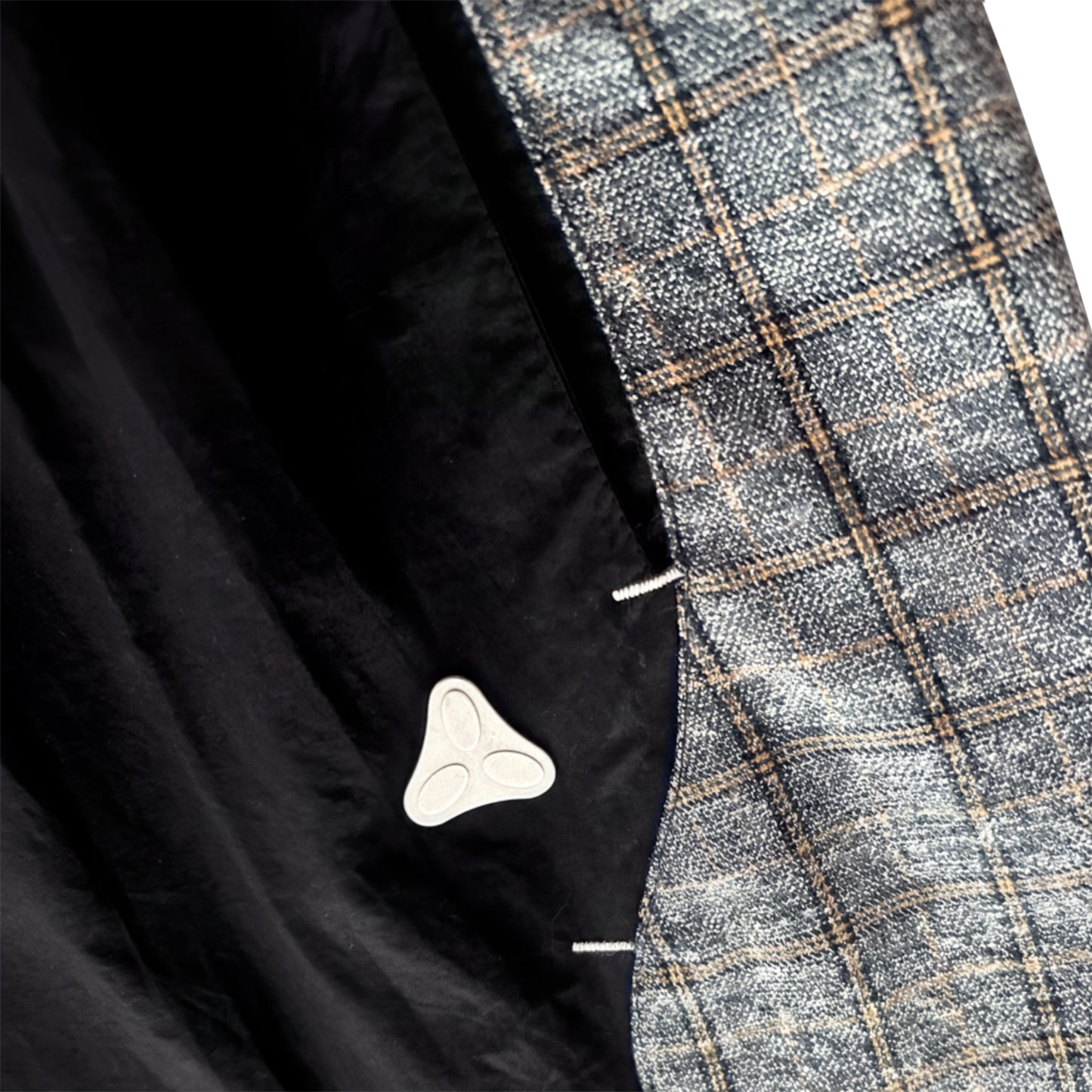 SHORT FLANNEL  PRETO