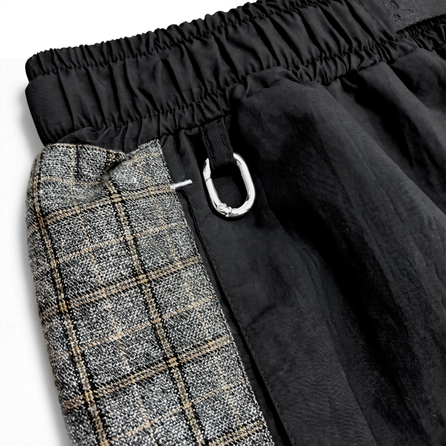 SHORT FLANNEL  PRETO
