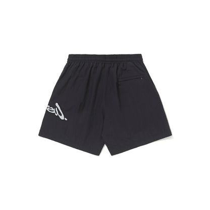 Short Assinatura Logo Refletivo Preto