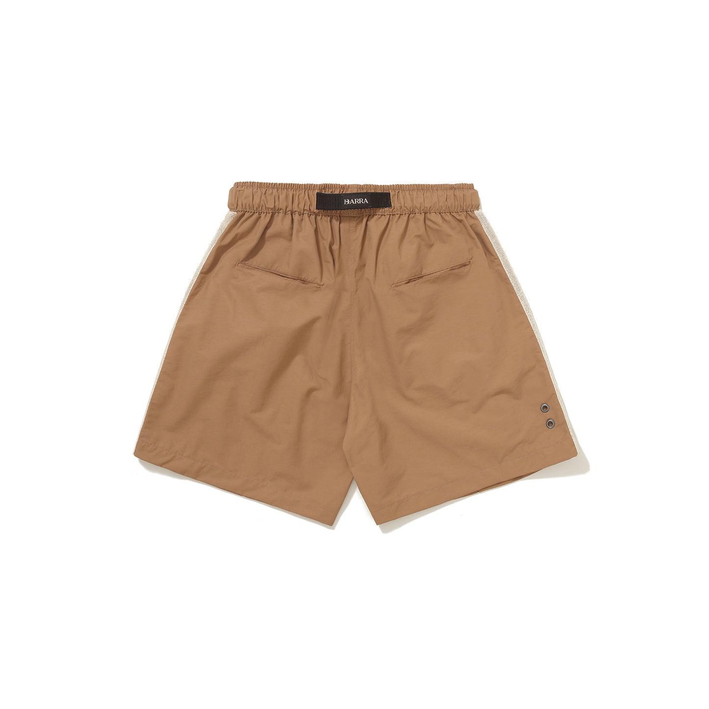 Short B Logo Textura Bege