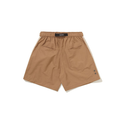 Short B Logo Textura Bege