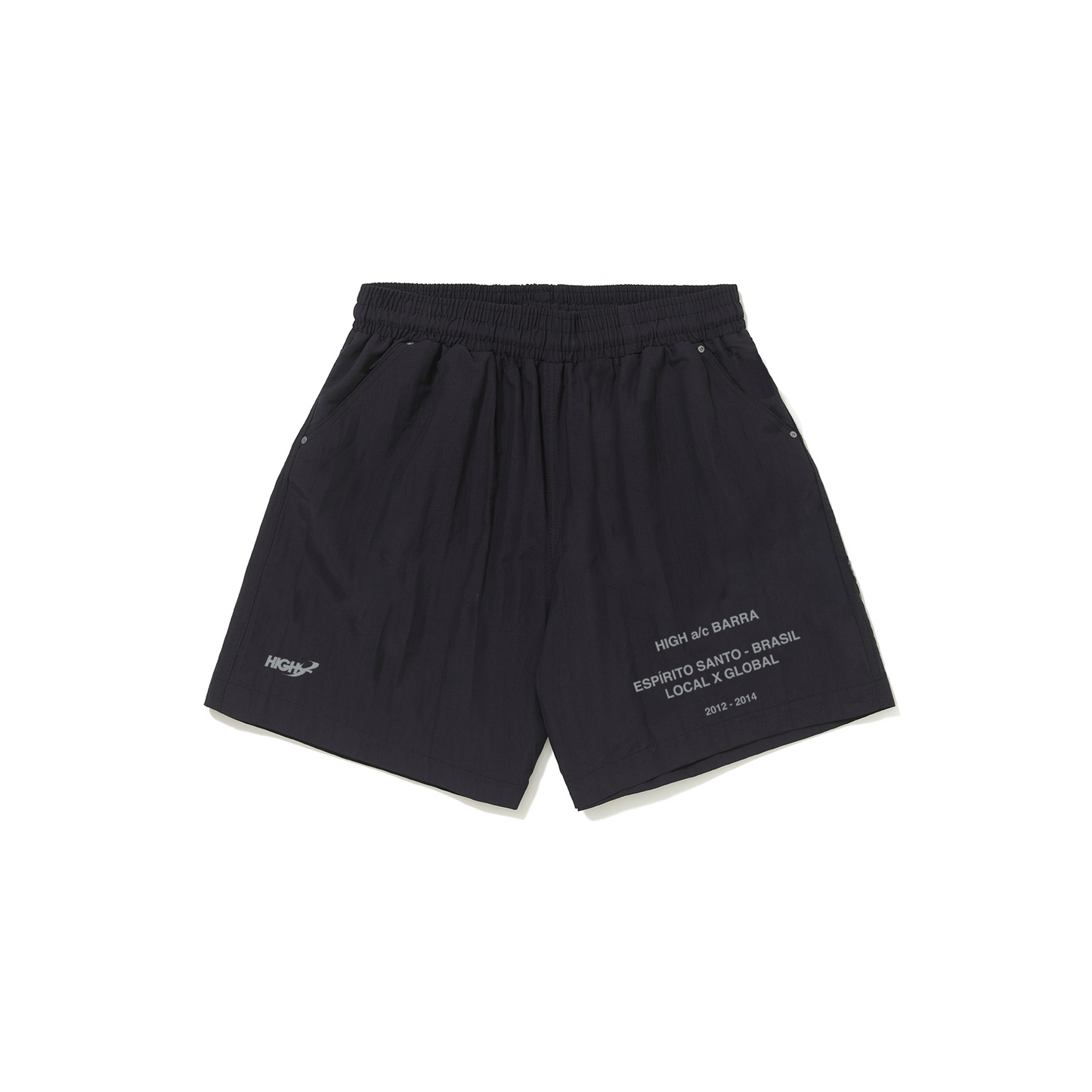 Short High a/c Barra Preto
