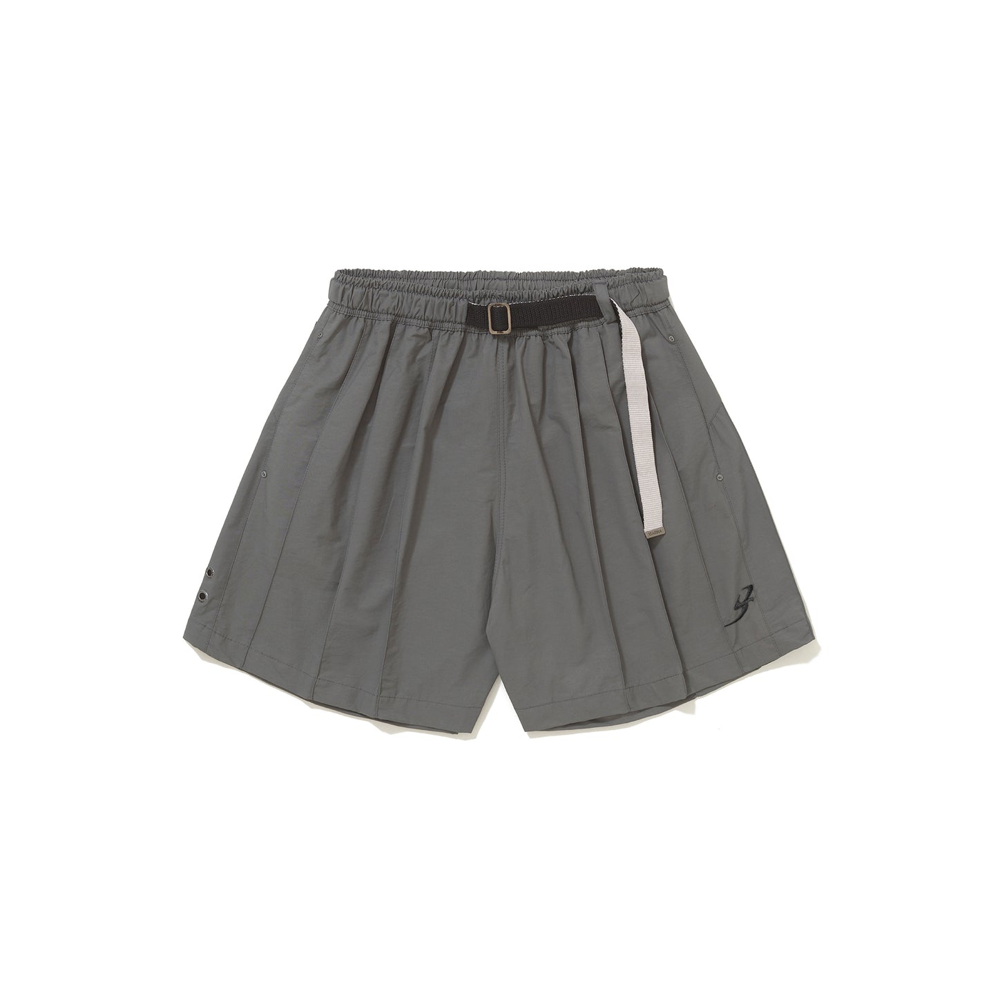 Short Nervuras B Garca Cinza