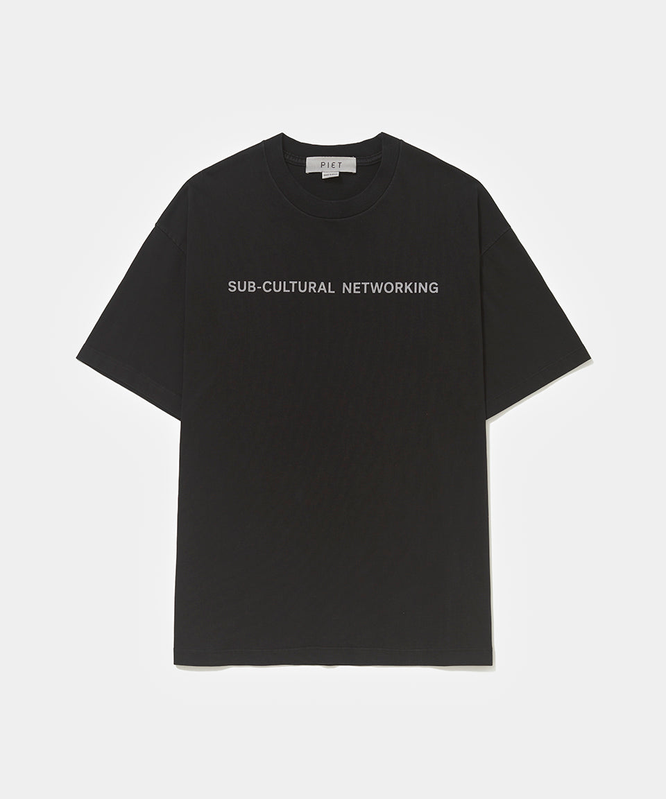 Subcultural Networking Tshirt  Black
