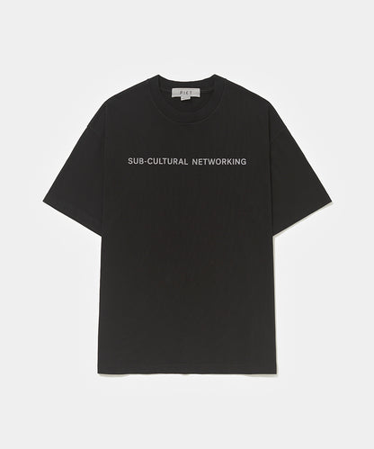 Subcultural Networking Tshirt  Black