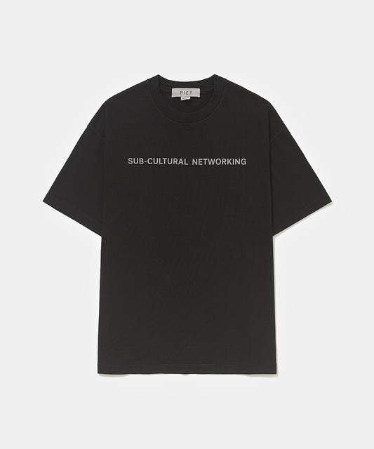 Subcultural Networking Tshirt  Black