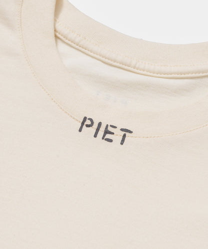 Stamped Logo Regular Tshirt  Bone White