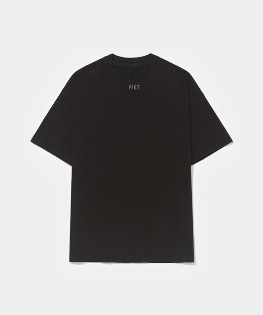 Stamped Logo Regular Tshirt  Vintage Black