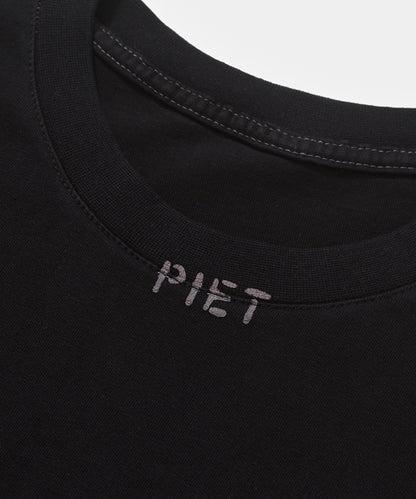 Stamped Logo Regular Tshirt  Vintage Black