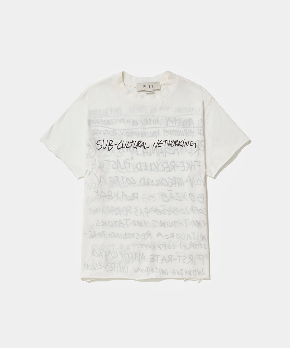 SubCultural Networking Double Sided Tshirt