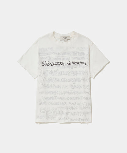 SubCultural Networking Double Sided Tshirt