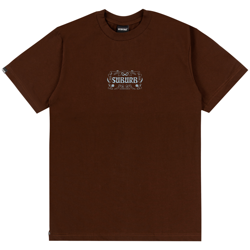 CAMISETA REGULAR DECORATIVE MARROM