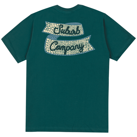 CAMISETA REGULAR MOSAIC VERDE
