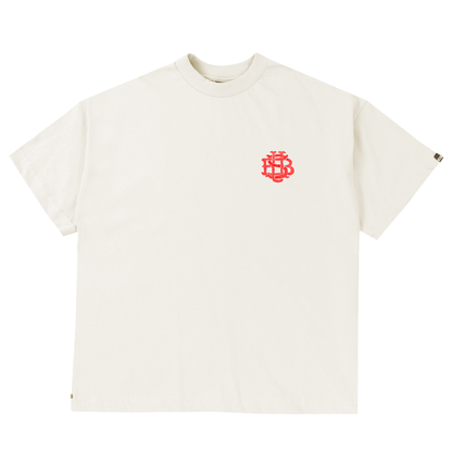 CAMISETA BOXY AQUARELA OFF WHITE