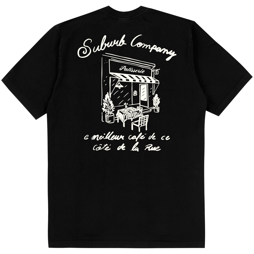 CAMISETA REGULAR PATISSERIE PRETO