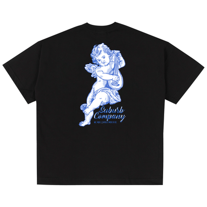 CAMISETA BOXY SACRED ART PRETO