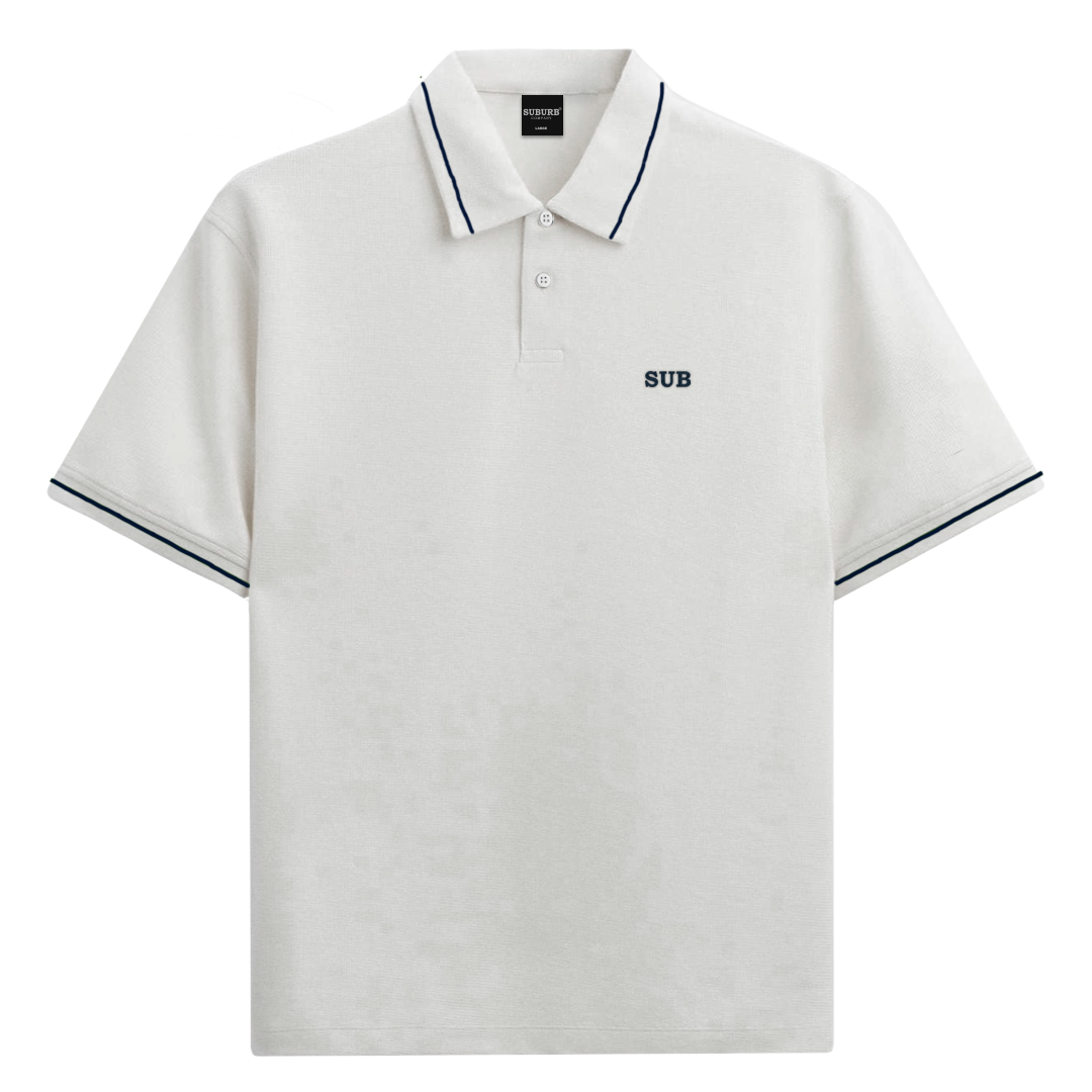 CAMISA POLO DUO OFF WHITE