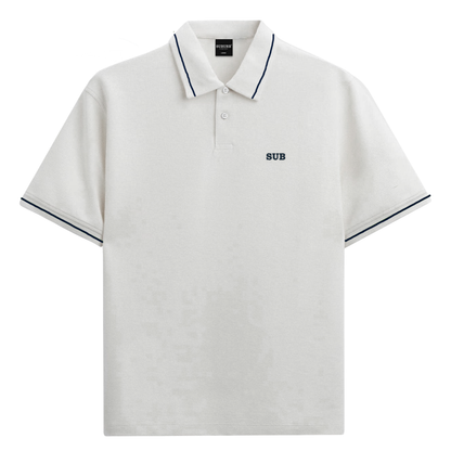 CAMISA POLO DUO OFF WHITE