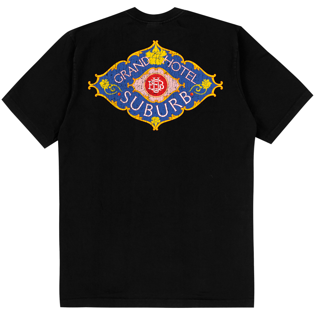 CAMISETA REGULAR GRAND HOTEL  PRETO