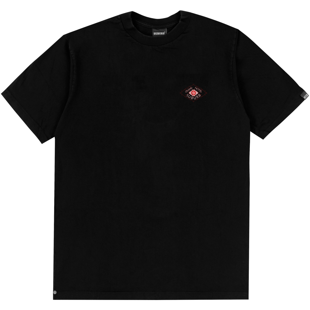 CAMISETA REGULAR GRAND HOTEL  PRETO