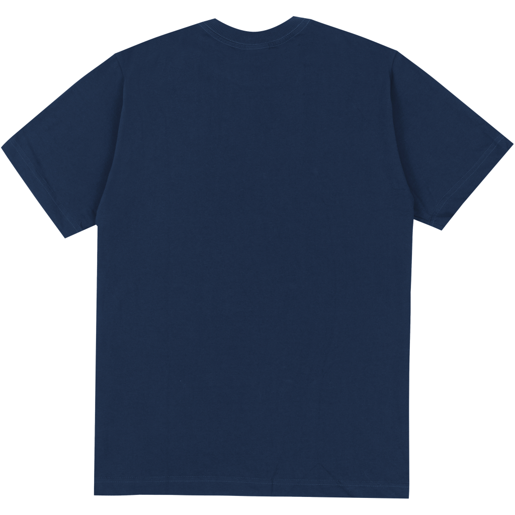 CAMISETA REGULAR EMBROIDERY  AZUL