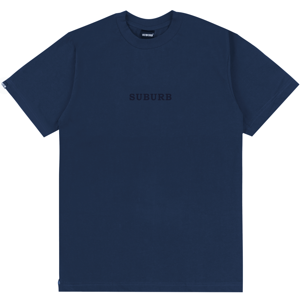 CAMISETA REGULAR EMBROIDERY  AZUL