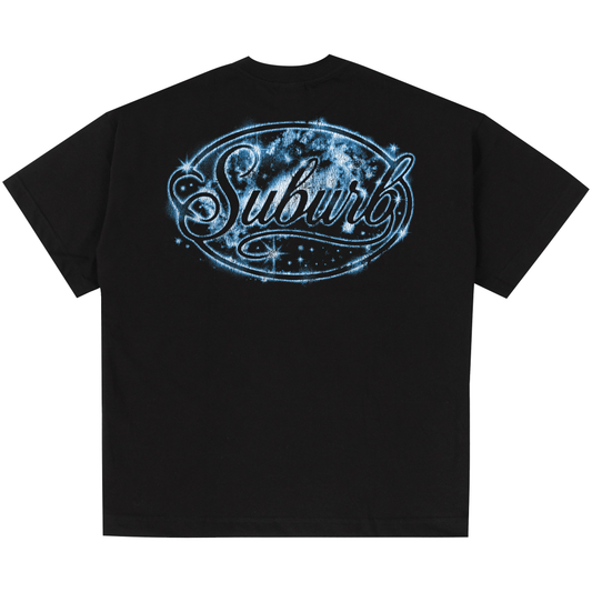 CAMISETA BOXY GALAXY  PRETO