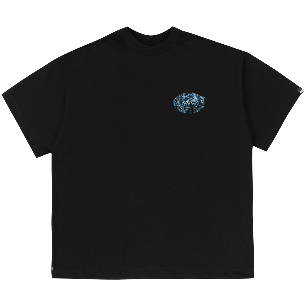 CAMISETA BOXY GALAXY  PRETO