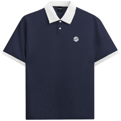 REGULAR POLO DUO  AZUL MARINHO