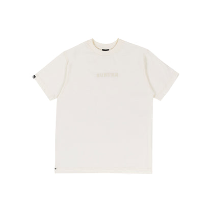 EMBROIDERY REGULAR TEE OFF WHITE
