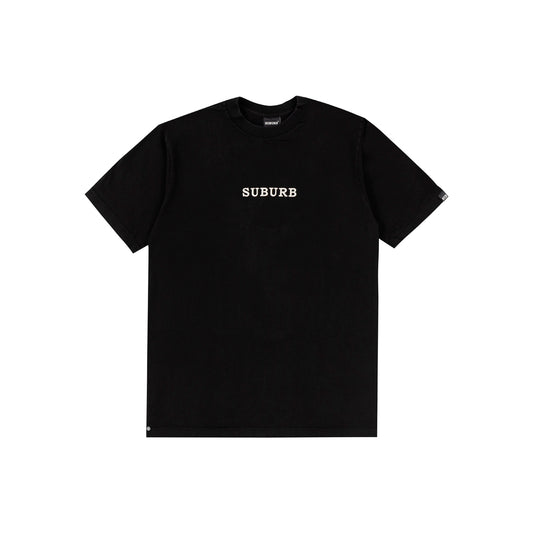 EMBROIDERY REGULAR TEE PRETO