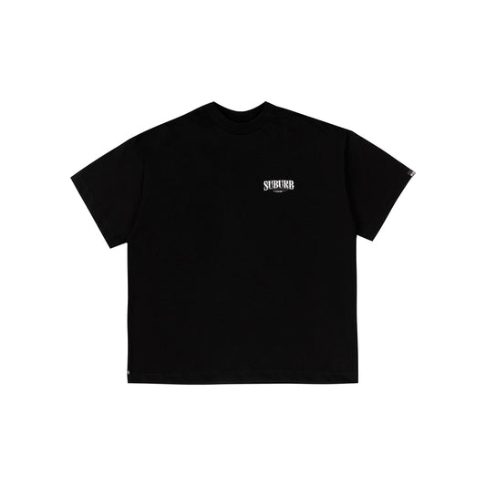 VINTAGE LOGO BOXY TEE PRETO