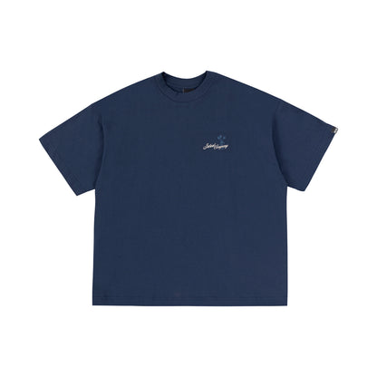 DINNER BOXY TEE AZUL MARINHO