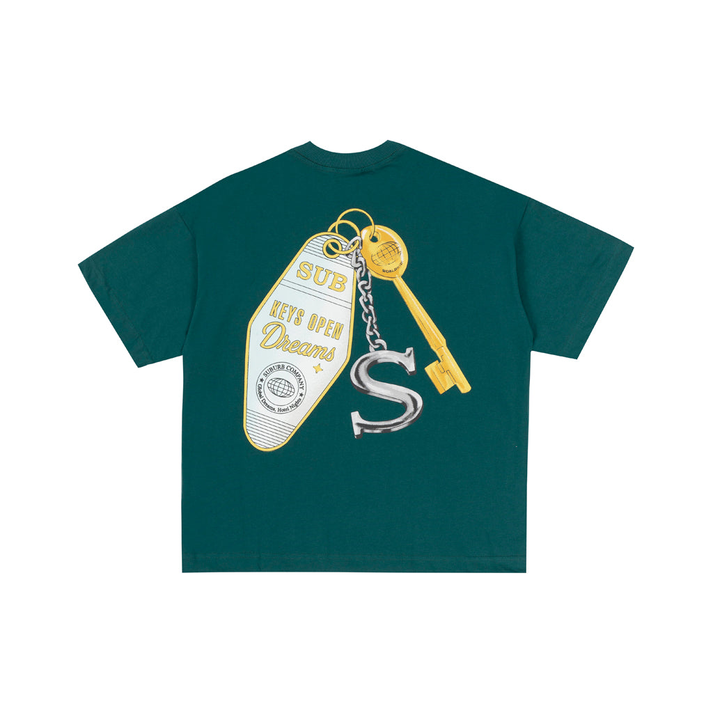 KAYCHAIN BOXY TEE VERDE