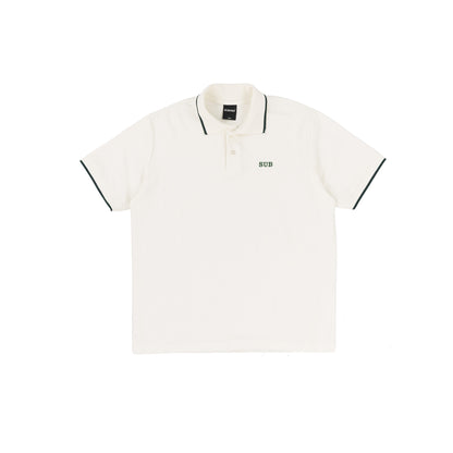 PREMIUM STRIPE POLO  BRANCO