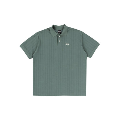 PREMIUM STRIPE POLO  VERDE
