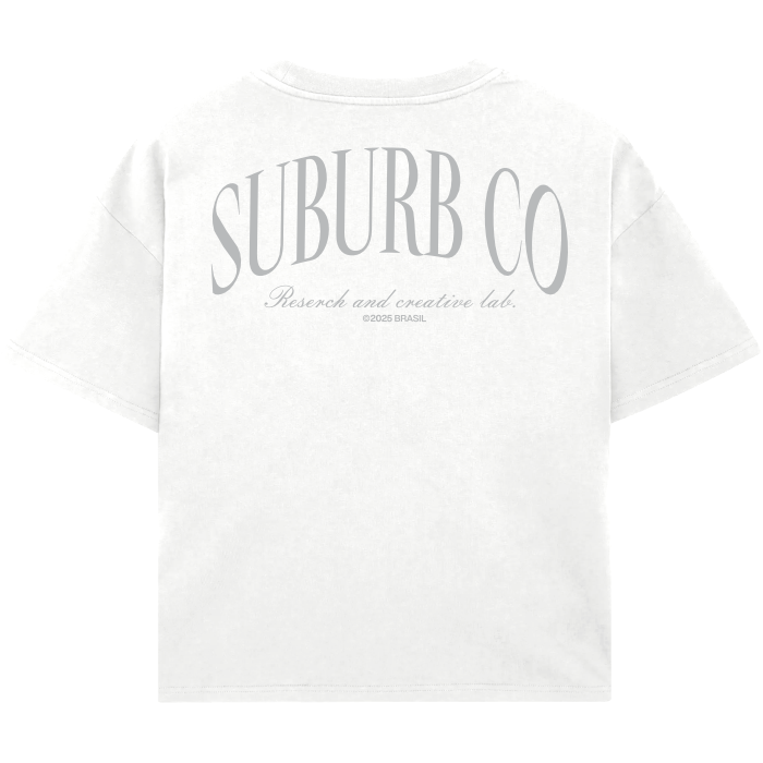 CAMISETA BOXY REBRAND LOGO OFF